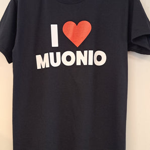 I Love Muonio t-paita musta