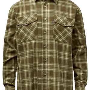 Pinewood Härjedalen miesten flanellipaita olive green