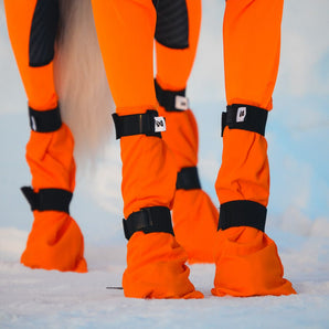 Non-Stop Dogwear Contact Bootie high orange/ koirantossut 4kpl