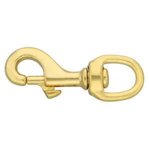 Pistoolilukko/ brass Snap hook 80mm/17