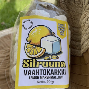 Inkan vaahtokarkki sitruuna 70g