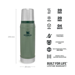 Stanley termospullo Classic 0.75L Vihreä